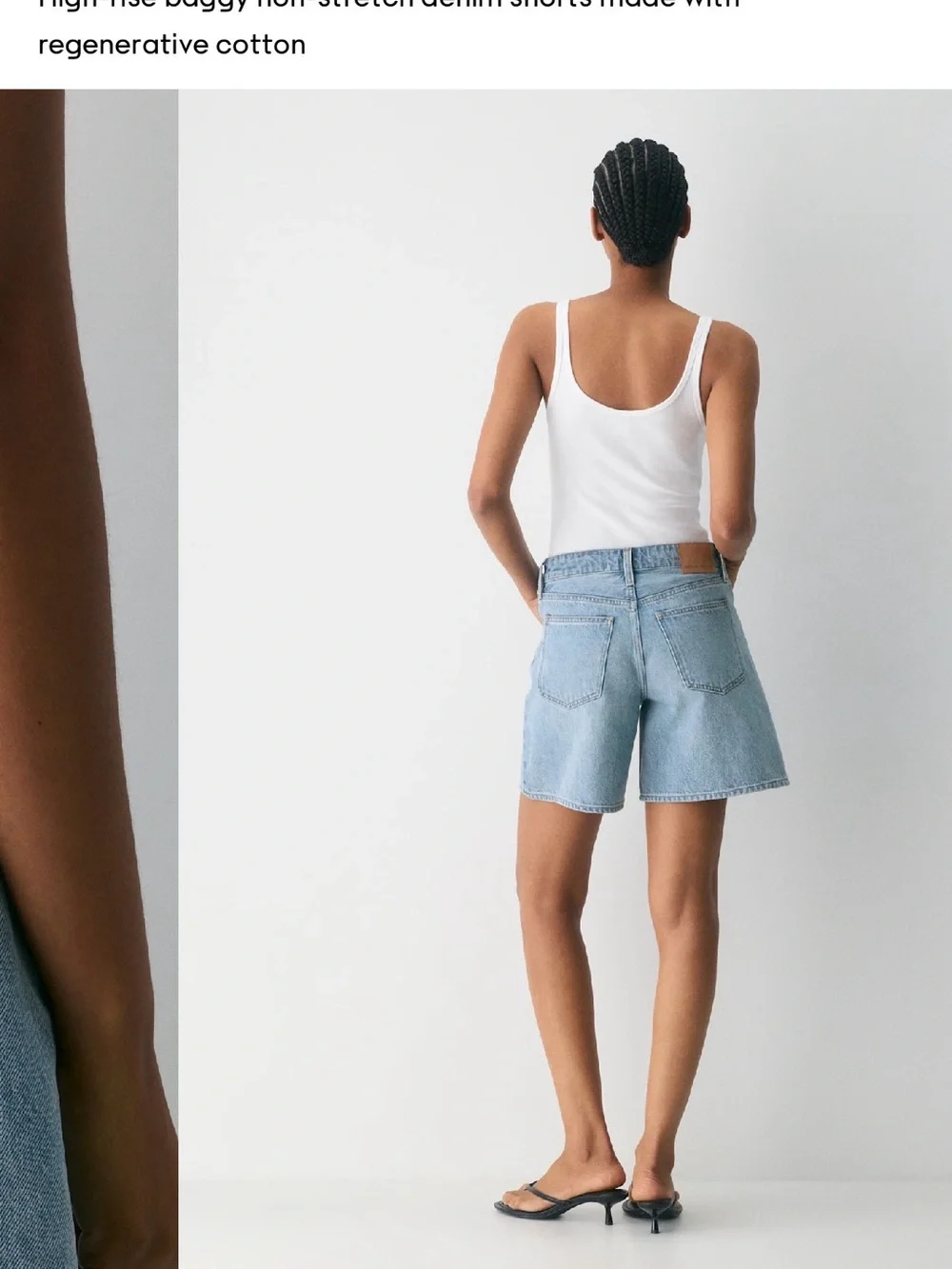 Aritzia Denim Forum 90s Vintage Hi-rise Denim Short sz 27